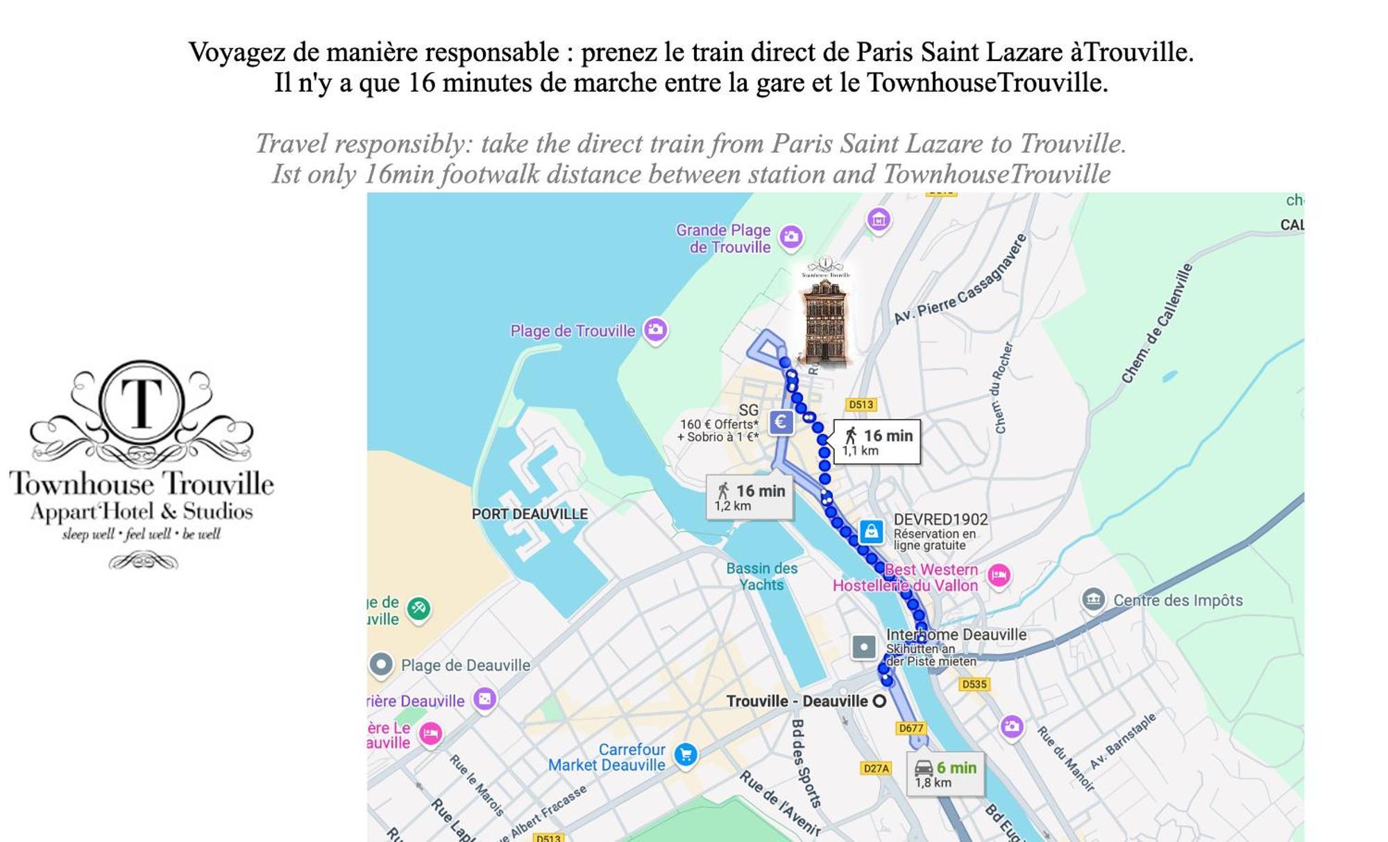 Townhouse Trouville - Appart'Hotel & Studios Εξωτερικό φωτογραφία